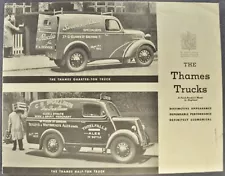 1949 Ford Thames Panel Truck Sales Brochure Folder British Excellent Original 49