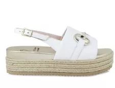 New Women’s Sole Bliss Bree White Leather Sandals Bunion Sz EU 40 US 9