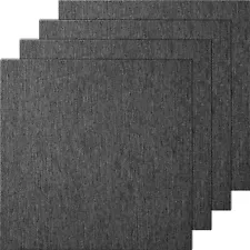 VEVOR Carpet Tile Floor 20pcs Squares w/Padding Attached 20"x 20"Dark Gray