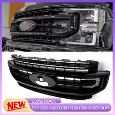 Platinum Style Grill Black Grille For 2020 2021 2022 Ford F250 F350 Super Duty