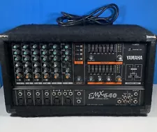 Yamaha EMX640 Powered Mixer 200W Studio Concert Audio -TESTED-