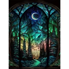 Starry Night Diamond Painting Kits- Tree Diamond Art for Adults,Gem G3751-US