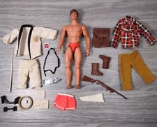 Big Jim Vintage Figure & Kung Fu Accessories Outfit Clothing Belt Board Mattel