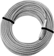 KFI Replacement Stainless Steel Cable 3/16" X 46' for 2500-3500 Series Winches