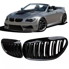 Glossy black Kidney Grille For BMW 6-Series E64 E63 645Ci 650i M6 2006 2007-2010 (For: BMW 645Ci)