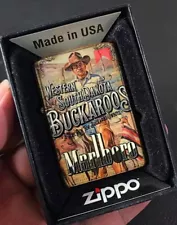 Rare Marlboro Cowboy Buckaroos Zippo Lighter Japanese Issue