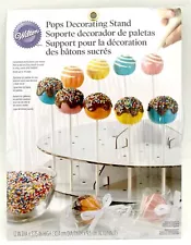 NEW Wilton Cake Pops Display Decorating Stand Holds 44 Pops 12 x 3.75