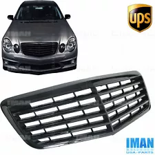 AMG Style Grill Front Grille For Mercede W211 E320 E350 E500 E63 Sedan 2007-2009