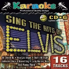 SING THE HITS OF ELVIS PRESLEY - 16 Tracks [Karaoke] (CD+G, 2002) **NEW**