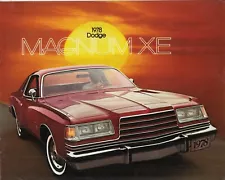 1978 Dodge Magnum XE Sales Brochure - Vintage Mopar