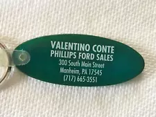 Phillips Ford Sales / Valentino Conte Manheim PA Keychain, Pennsylvania Key Ring