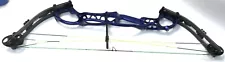 HOYT Pro Comp Elite 50-60lb 27" Draw Length Target Archery Compound Bow - Blue