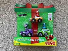 Sesame Street Holiday Vehicles-Elmo, Count and Cookie Monster