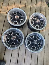 Oldsmobile 15x7 Factory Rally Wheels Cutlass 442 F85 Complete Set MP SS ll SSll