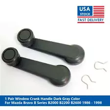 Gray Window Crank Handle Use For Mazda Bravo B2000 B2200 B2600 Pickup 1986-1998 (For: Mazda B2600)