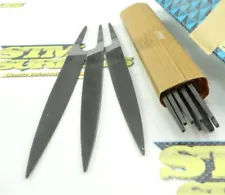9 NEW! GROBET SWISS PATTERN KNIFE #0 CUT 4" HAND FILES