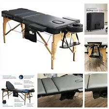 QUICK SELL; LOCAL PICKUP ONLY! 3 Section Black Premium Massage LUXTON HOME Table