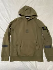 Supreme Stone Island Hoodie FW17 Olive Reflective Size M