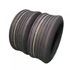 Set of Two 13x6.50-6 Lawn Mower Garden Tractor Tires 4 Ply 13x6.5x6 13 650 6