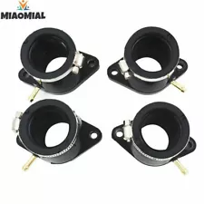 Sale 4*Carburetor Intake Manifold Boot Joint Carb Holder For Yamaha XJ650 XJ750