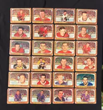 LOT 59 CARDS 1966-67 TOPPS BOWER BOIVIN WILLIAMS AND MORE HOCKEY POOR