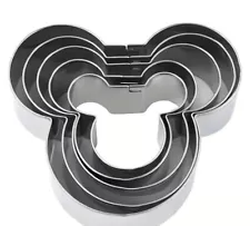 Mickey Mouse 5 Pc Cookie Biscuit Cutter Baking or Gift