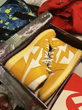 Air Jordan 1 High Kiy Yellow Air Kiy Size 14