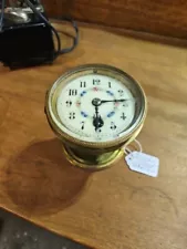 Antique Clock Face And Insides Parts. Untested