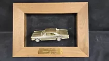 Original 1966 Ford Dealer Promo Sales Award Galaxie 500 Gold Car Dealership