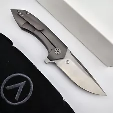 Alliance Designs Mini Veneno Folder Contoured Titanium Handles 3.125" M390 Blade