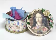 on sale Countess of Airlie & Roses Hat Box 1:12 Dollhouse Mini Signed OOAK '23