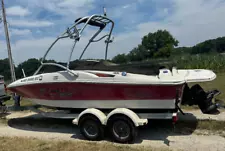 2007 Searay 195SP Sport Boat Wakeboard Tower Bimini DOUBLE WAKE SURF TOWER RACKS