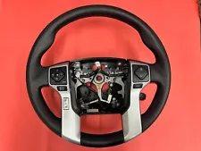 2014-2021 TUNDRA URETHANE STEERING WHEEL BLACK CRUISE RADIO BLUETOOTH OEM!