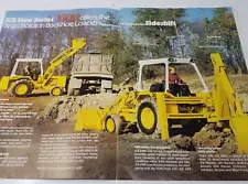 JCB Backhoe Loader Sales Brochure 1981 Operator is King Series 1000