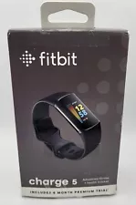 Fitbit Charge 5 Fitness Tracker Black/Graphite Stainless Steel - Store Display