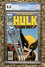 Incredible Hulk #340 McFarlane Cover Wolverine vs. Hulk CGC 8.0 CGC Graded