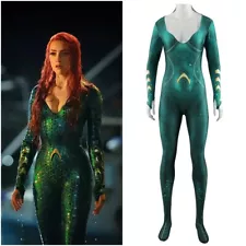 Aquaman and the Lost Kingdom Cosplay Costume Mera Bodysuit For Kids Adult Handma