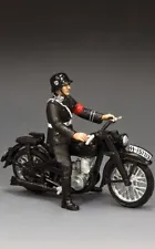 KING & COUNTRY WW2 GERMAN LAH257 GERMAN MOTORCYCLE MESSENGER