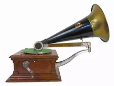 VICTOR MODEL E FRONT MOUNT PHONOGRAPH - RESTORED