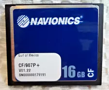 Navionics GULF OF MEXICO CF/907P+ PLATINUM PLUS CF Compact Flash Card Chart Chip