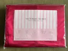 Victoria's Secret SATIN BEDDING COLLECTION Red Standard Pillow Sham NEW