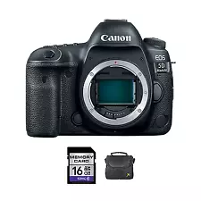 Canon EOS 5D Mark IV DSLR Camera + 16GB Memory Card + Soft Case