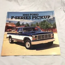 1985 Ford F-Series Pickup sales brochure new condition