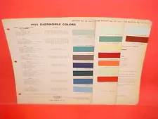 1955 OLDSMOBILE SUPER HOLIDAY 88 COUPE SEDAN 98 STARFIRE CONVERTIBLE PAINT CHIPS