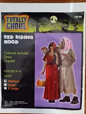 California Costume Little Red Riding Hood Set Halloween Adult Size Medium M