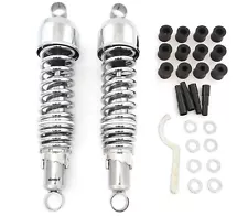 Performance Shocks - Chrome - Eye / Eye - 325mm / 12 3/4" (For: 1978 Honda Twinstar 200)