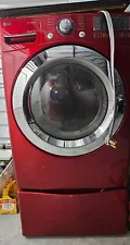 Front Loader Washer and Dryer With Pedestal