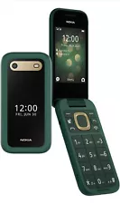 New Cheap Nokia 2660 Flip Mobile Phone - Green - All Networks Dual Sim 4 G Sale