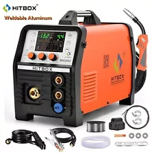 5 in 1 MIG Welder Lift TIG MMA 200A Gas Gasless pulse Inverter Welding Machine