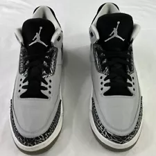 Nike Air Jordan 3 III Men's Size US 12 Retro Wolf Grey 2014 136064-004